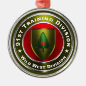 91. Schulungsabteilung Weihnachten Ornament Aus Metall (Vorne)
