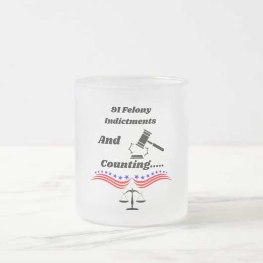 91 und zählen mattglastasse (Mittel)