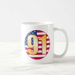 91 USA-Gold Kaffeetasse
