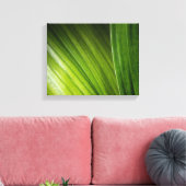 9206-Grüne Blätter Leinwanddruck (Insitu (Wohnzimmer))