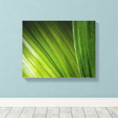 9206-Grüne Blätter Leinwanddruck (Insitu (Holzboden))
