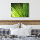 9206-Grüne Blätter Leinwanddruck (Insitu (Schlafzimmer))