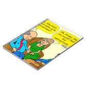 923 lasen den Anweisungspaar-Cartoon Notizblock (Linke Seite)