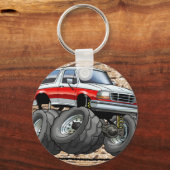 92-96 White R Bronco Schlüsselanhänger (Vorderseite)
