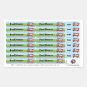 92 DIY Stifteaufkleber Feuerwehr Rechteckiger Aufkleber (Vorderseite)