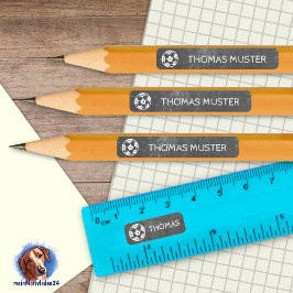 92 DIY Stifteaufkleber Fußball Tafel Rechteckiger Aufkleber