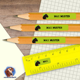 92 DIY Stifteaufkleber grün - Schwarzer Panther   Rechteckiger Aufkleber