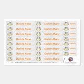 92 DIY Stifteaufkleber - Kohlmeise Aquarell Rechteckiger Aufkleber (Vorderseite)