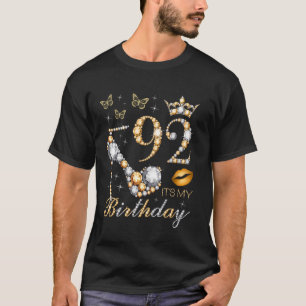 92. Es ist meine Geburtstagsparty 92 Jahre alt 92. T-Shirt