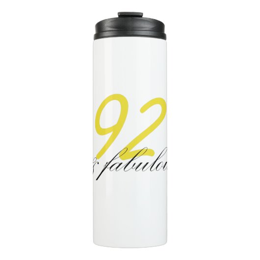 92 & Fabulous Thermosbecher (Vorderseite)