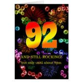 92. Geburtstag noch rocken (Vorne)