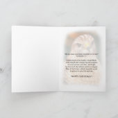 92. Geburtstag, Rotschulterfalke Karte (Innenseite)