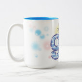 92. Geburtstag Zweifarbige Tasse (Links)