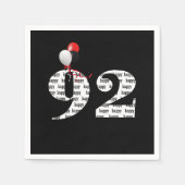 92. Geburtstagsballons Serviette (Vorderseite)