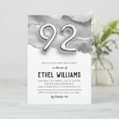 92. Geburtstagsparty Einladung (Stehend Vorderseite)