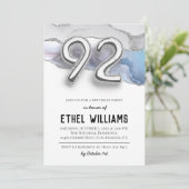 92. Geburtstagsparty Einladung (Stehend Vorderseite)
