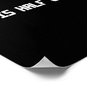 92 ist halb von 99 sonniger Rune Poster (Ecke)