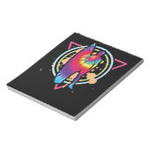 92.Surfsurfer Dyevaporwave Surfer Ti Notizblock (Rotiert)