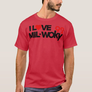92 WOKY Liebe Milwaukee Abgestorbene Radiostation T-Shirt