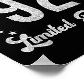 92 Year Old Vintage 19 Limited Edition 92nd Birthd Poster (Ecke)