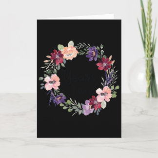 92 Years Loved Floral 92th Birthday Women 92 Years Karte