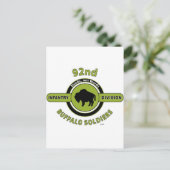 92ND INFANTRY DIVISION "BUFFALO SOLDIERS" POSTKARTE (Stehend Vorderseite)