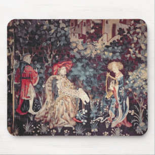 930 das Konzert, Tapisserie von Arras, 1420 Mousepad