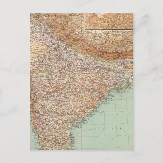 9394 Indien Postkarte (Vorderseite)