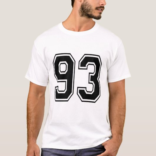 93 39-er Varianznum T-Shirt (Vorderseite)