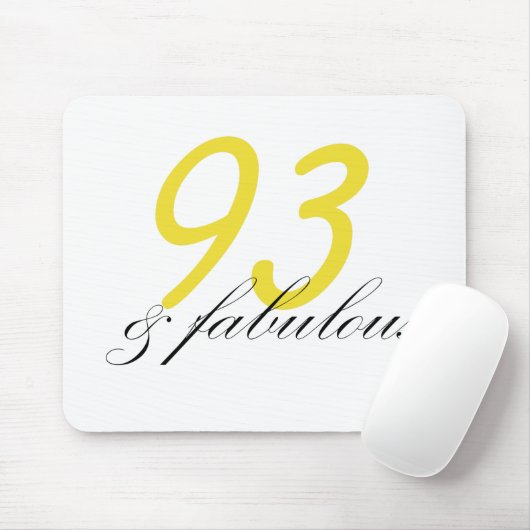 93 & Fabulous Mousepad (Mit Mouse)