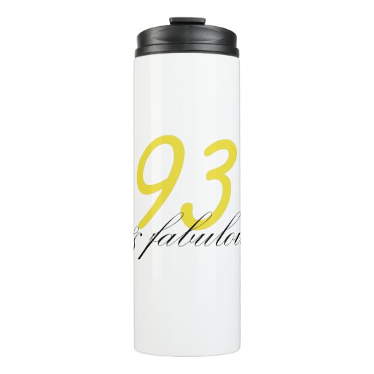 93 & Fabulous Thermosbecher (Vorderseite)