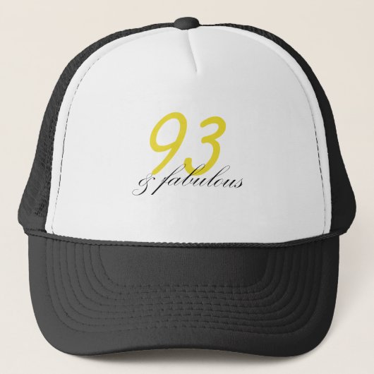 93 & Fabulous Truckerkappe (Vorderseite)