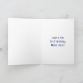 93. Geburtstag: Farbige Musiksymbole + Regenbogen  Karte (Innenseite)