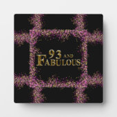 93. Geburtstag Fotoplatte (Vorderseite)