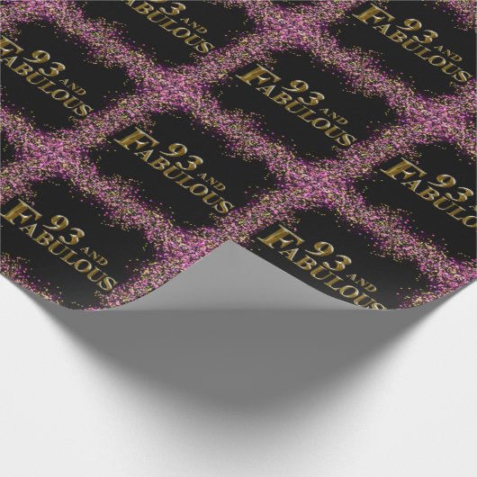 93. Geburtstag Geschenkpapier (Ecke)