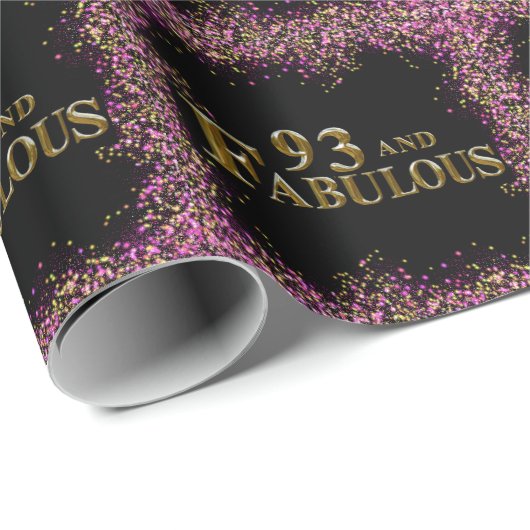 93. Geburtstag Geschenkpapier (Rolleneckpunkt)