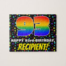 93. Geburtstag — Spaß, farbenfrohe Sternenweltenmu