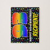 93. Geburtstag — Spaß, farbenfrohe Sternenweltenmu Puzzle (Vertikal)