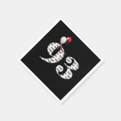 93. Geburtstagsballons Serviette (Ecke)