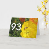 93. Geburtstagsbright-Blume Karte (Gelbe Blume)