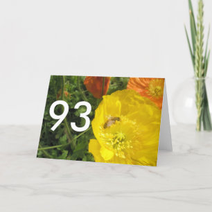 93. Geburtstagsbright-Blume Karte