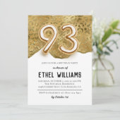 93. Geburtstagsparty Einladung (Stehend Vorderseite)