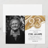 93. Geburtstagsparty Einladung (Vorne/Hinten)