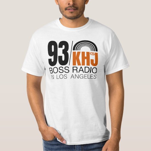 93 KHJ Radio T-Shirt (Vorderseite)