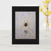 93 Redback Greetings Card Karte (Gelbe Blume)
