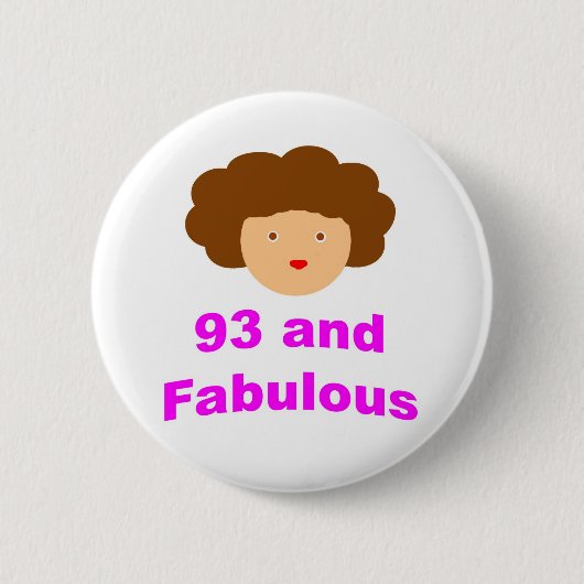 93 und fabelhaftes! button (Vorderseite)