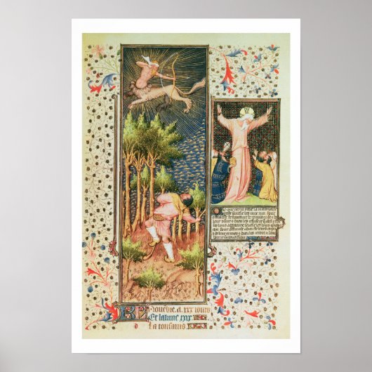 9471 f.16r November, von den Grandes Heures d Poster (Vorne)