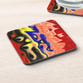 94 Alt Abstrakt: Moderne Kunst Getränkeuntersetzer (Linke Seite)
