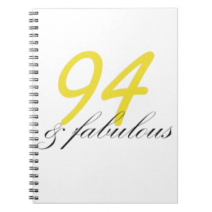 94 & Fabulous Notizblock