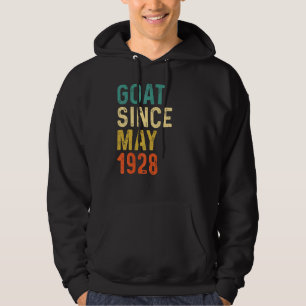 94. Geburtstag 94 Jahre alte Ziege seit Mai 1928 Hoodie